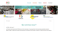 Desktop Screenshot of festivaldelenfance.be